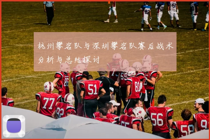 杭州攀岩队与深圳攀岩队赛后战术分析与总结探讨