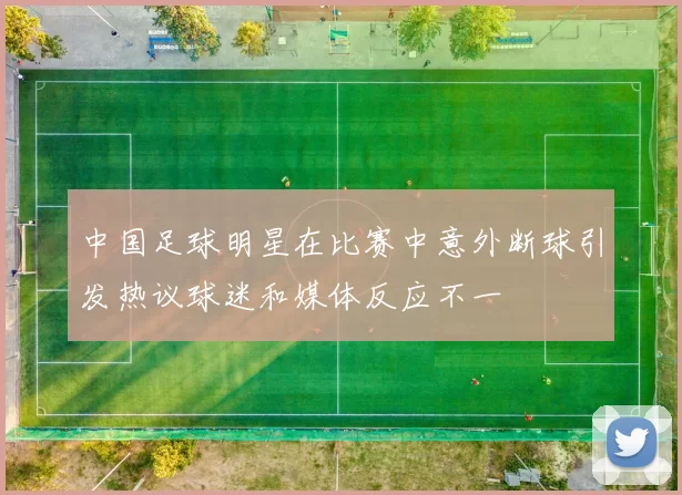 中国足球明星在比赛中意外断球引发热议球迷和媒体反应不一