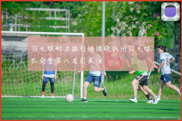 羽毛球耐力排行榜揭晓杭州羽毛球队荣登第八名引关注