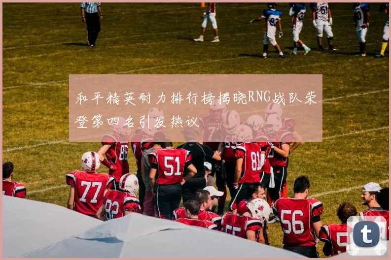 和平精英耐力排行榜揭晓RNG战队荣登第四名引发热议